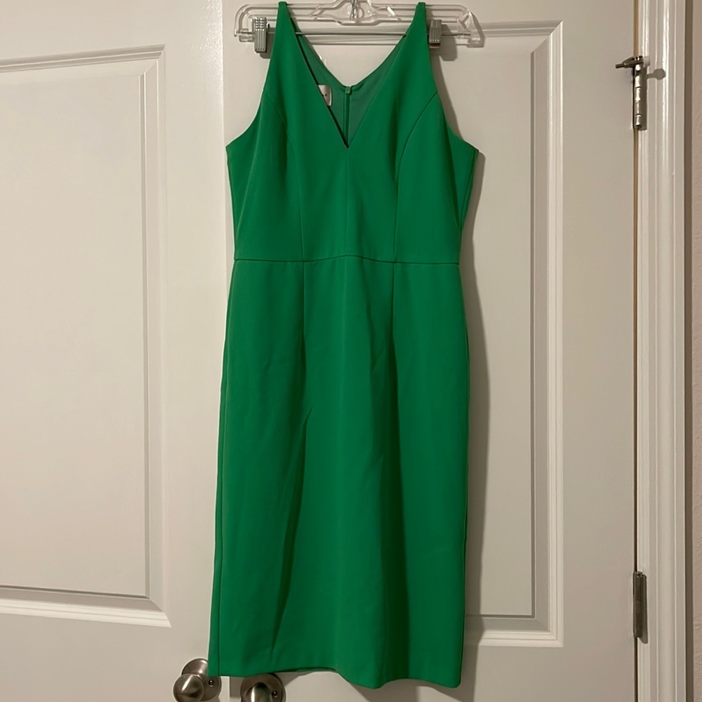 Donna Morgan Green Knee Length Dress